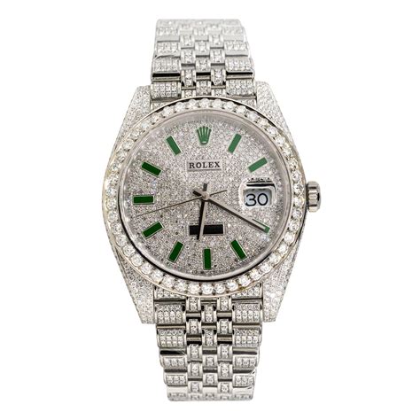 rolex grey dial green roman markers|rolex model 126300.